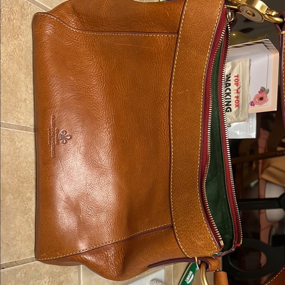 Brown Leather Shoulder Bag